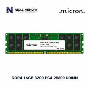 마이크론 데스크탑 메모리 DDR4 16GB 3200 PC4 25600 UDIMM