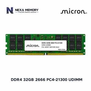 마이크론 데스크탑 메모리 DDR4 32GB 2666 PC4 21300 UDIMM