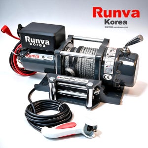 런바 차량용 자동차 전동윈치 견인 소차 우인치 RKEX5000U 24V