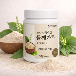 살므시 국산 들깨가루 100% 간편한 보관 거피들깨가루 70g, 1개