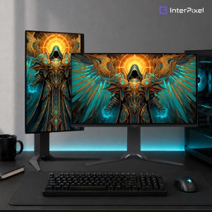 [삼성 QDOLED패널] 인터픽셀 OLED IPQ27X90 QHD 500Hz 게이밍 모니터 C타입 PD90W 피벗