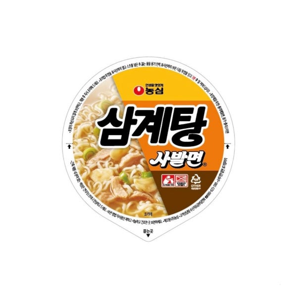 농심 삼계탕 사발면 85g 1개