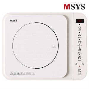 한샘MSYS 1구인덕션 캠핑 업소용 가정용 화이트 전기레인지 CTF-MS521YD WH