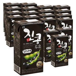 남양 진콩두유 검은콩깨 190ml 24입