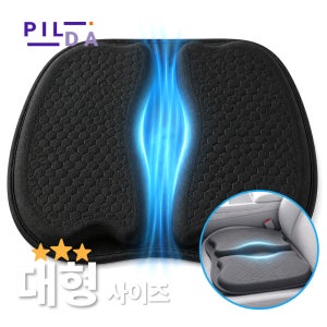 필다 듀오 통기성 쿨방석 시원한 냉감 사무실 차량용 TPE 시트 쿠션