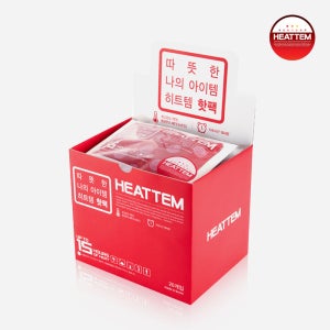 다봉산업 히트템 레드 핫팩 90g 40개 휴대용 손난로