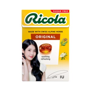[아이유 에디션] 리콜라 스위스 무설탕 허브 캔디 오리지널 허브 40g x 20개