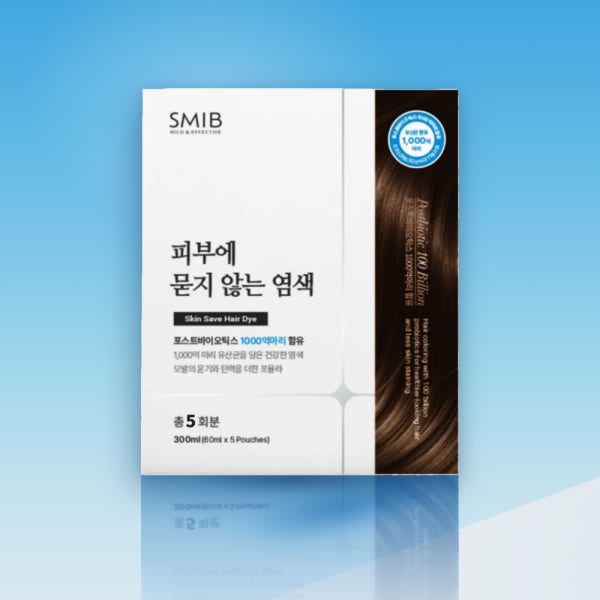 스미브 피부에 안묻는 염색약 1박스 알뜰형 30g