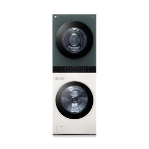 LG전자 워시타워 세탁기건조기세트 24+20kg 그린/베이지 W20EGZ 원바디