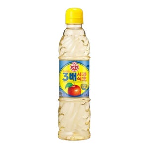 오뚜기 건강 먹는 간편 좋은 풍미 요리 양념 전통 식초 3배 사과 식초 500ml 1개