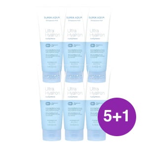Missha 슈퍼 아쿠아 울트라 히알론 포밍 클렌저 200ml, 6개