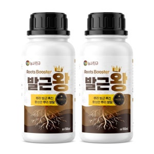 엽면시비 발근왕 배추 활착 마늘 양파 고추 비대 뿌리 농약 발근제 아님 500ml, 2개입