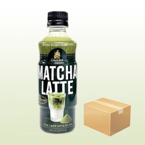 롯데 실론티 말차라떼 340ml 24개 1박스 녹차음료 말차 업소용
