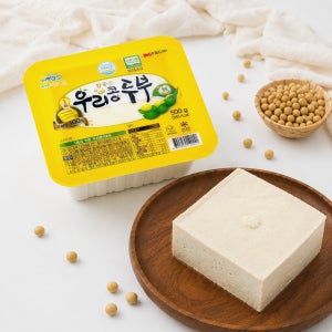 국산콩100% 두부500g 무첨가 웰그로 참좋은우리콩두부 500g, 8개
