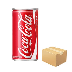 코카콜라 190ml 30캔 1박스 콜라 탄산음료 미니캔 업소용