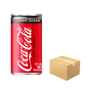 코카콜라 제로 190ml 30캔 1박스 콜라 제로슈거 무설탕 업소용