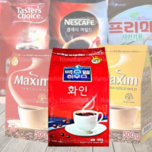 맥스웰하우스 화인 커피 500g 12개 1박스 커피원두 자판기용 대용량