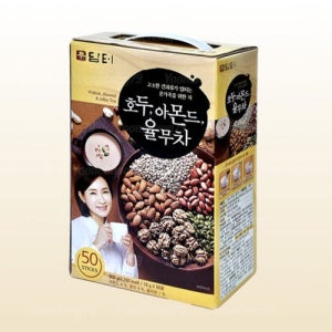 담터 호두 아몬드 율무차 50T 900g 스틱 율무차 곡물음료 사무실