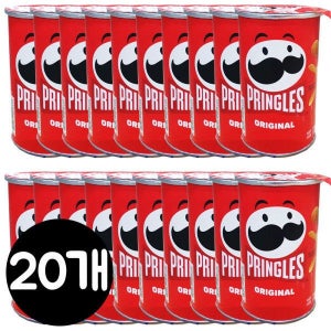 조은하우스 무배프링글스 오리지날 53g x 20개/감자칩/안주 968818