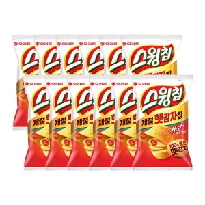조은하우스 오리온 스윙칩 볶음고추장 60g X 12입 1박스 967198