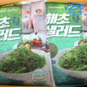간편식품 해초무침 한박스 12kg 해초샐러드 다시마 미역줄기 양념된 해조류 업소 식당 도매