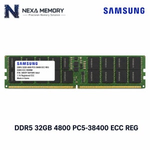 삼성전자 서버용 메모리 DDR5 32GB 4800 PC5 38400 ECC REG