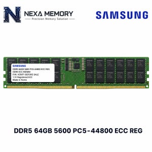 삼성전자 서버용 메모리 DDR5 64GB 5600 PC5 44800 ECC REG