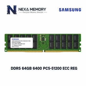 삼성전자 서버용 메모리 DDR5 64GB 6400 PC5 51200 ECC REG