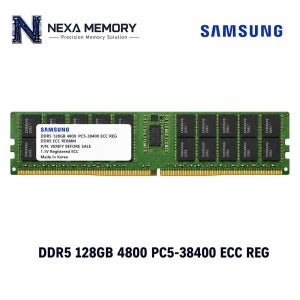 삼성전자 서버용 메모리 DDR5 128GB 4800 PC5 38400 ECC REG