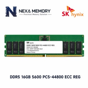 SK하이닉스 서버용 메모리 DDR5 16GB 5600 PC5 44800 ECC REG