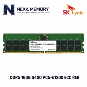 SK하이닉스 서버용 메모리 DDR5 16GB 6400 PC5 51200 ECC REG