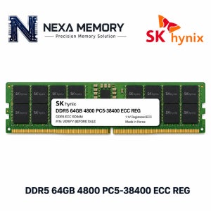 SK하이닉스 서버용 메모리 DDR5 64GB 4800 PC5 38400 ECC REG