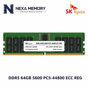 SK하이닉스 서버용 메모리 DDR5 64GB 5600 PC5 44800 ECC REG