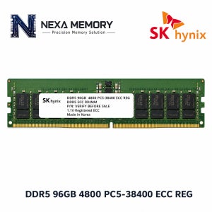 SK하이닉스 서버용 메모리 DDR5 96GB 4800 PC5 38400 ECC REG