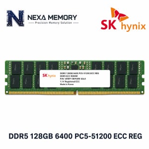 SK하이닉스 서버용 메모리 DDR5 128GB 6400 PC5 51200 ECC REG