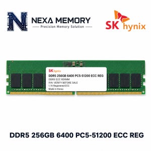 SK하이닉스 서버용 메모리 DDR5 256GB 6400 PC5 51200 ECC REG