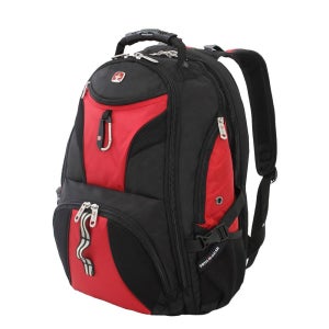 SwissGear 1900 스캔스마트 TSA 17인치 노트북 백팩 블랙/레드 18.5-Inch Black