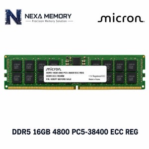 마이크론 서버용 메모리 DDR5 16GB 4800 PC5 38400 ECC REG