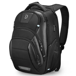 스위스디지털 디자인 CIRCUIT PRO 남성용 대학생 및 비즈니스용 노트북 백팩 17Inch
