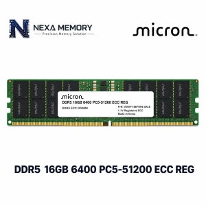 마이크론 서버용 메모리 DDR5 16GB 6400 PC5 51200 ECC REG