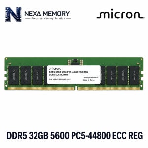 마이크론 서버용 메모리 DDR5 32GB 5600 PC5 44800 ECC REG