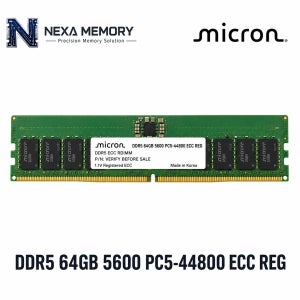마이크론 서버용 메모리 DDR5 64GB 5600 PC5 44800 ECC REG
