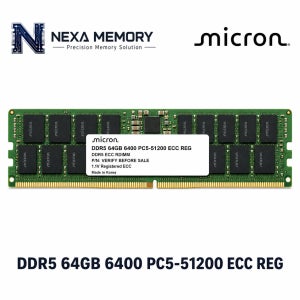 마이크론 서버용 메모리 DDR5 64GB 6400 PC5 51200 ECC REG