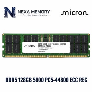 마이크론 서버용 메모리 DDR5 128GB 5600 PC5 44800 ECC REG