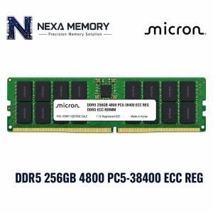 마이크론 서버용 메모리 DDR5 256GB 4800 PC5 38400 ECC REG