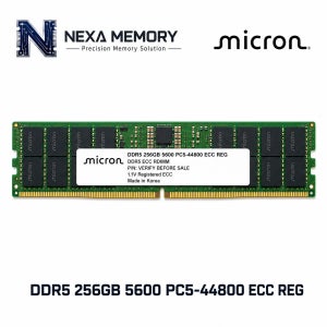 마이크론 서버용 메모리 DDR5 256GB 5600 PC5 44800 ECC REG