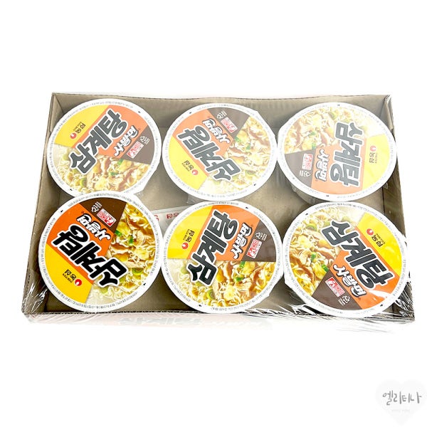 농심 삼계탕 사발면 85g 6개 1박스