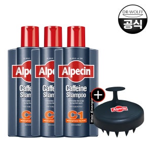 알페신 카페인 샴푸 C1 600ml 3개입 (펌프형)