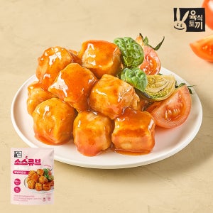 육식토끼 소스큐브 닭가슴살 양념치킨 80g, 30개