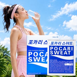 포카리스웨트 분말 포카리 가루 스포츠 이온음료 전해질 수분충전 65.6g, 5개